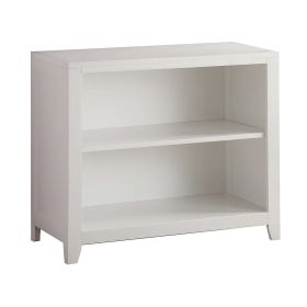Simple Looking Wooden Bookcase, White