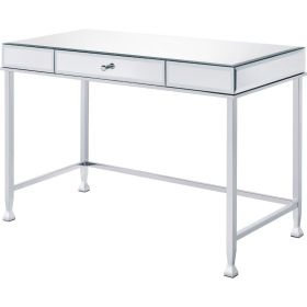 Rectangular Storage Writing Desk, White