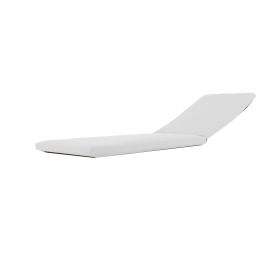 Edie 76 Inch Outdoor Lounger Cushion, White