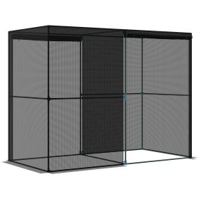 Crop Cage 4x8 Walk-in HDPE Cover Zippered Doors Plant Protector for Herbs Plants