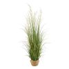 Artificial Grass Plant, 47 inch Reed Flower Grass in Pot, Premium PVC Faux Fake Greenery Shrubs Plant for Indoor Outdoor House Home Garden Office Roo