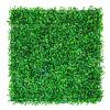 Artificial Boxwood Panel UV 6pcs Boxwood Hedge Wall Panels, Artificial Grass Backdrop Wall 20" X 20" 4 cm Green Grass Wall, Fake Hedge for Decor Pr