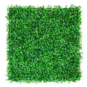 Artificial Boxwood Panel UV 6pcs Boxwood Hedge Wall Panels, Artificial Grass Backdrop Wall 20" X 20" 4 cm Green Grass Wall, Fake Hedge for Decor Pr