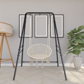 Heavy Duty Metal Swing Frame for Kids and Adults 500LBS Weight Capacity A Frame Swing Stand Only Indoor Outdoor Freestanding Backyard Swing Set B