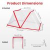 4Pack 31.50×12.99×13.39in Garden Row Accelerator Plants Covers Plant Net Cage Guard Greenhouse Covers Protect Seedling Fruit Vegetable Rows From Fros
