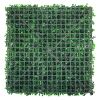 Artificial Boxwood Panel UV 24pcs Boxwood Hedge Wall Panels Artificial Grass Backdrop Wall 20" X 20" 4 cm Green Grass Wall Fake Hedge for Decor Pri