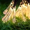 Solar String Lights; Outdoor Waterproof 248.03inch8 Modes Color Changing Novelty Patio Fairy String Lights; Decorative For Christmas Cafe Garden Back